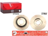 фото thumb №1, Тормозные диски тормозные 2szt. задняя ds ds 4 ii citroen berlingo berlingo