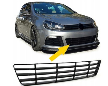 РЕШЕТКА БАМПЕРА VW GOLF 6 VI R20 ЦЕНТРАЛЬНАЯ СПРАВА СЛЕВА