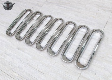 фото thumb №8, Wrangler хромовані накладки na решітка радіатора jeep 2007+