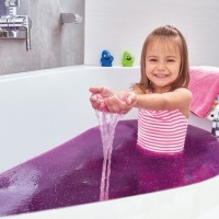 Порошок для смены воды Slime Baff Glitter розовый