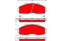 фото thumb №1, Trw гальмівні колодки гальмівні kia перед pregio