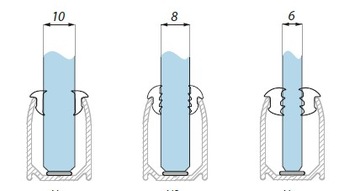 УПЛОТНЕНИЕ ДЛЯ ПРОФИЛЯ MC/FD L = 2 м стекло 6-8-10 мм ПРОЗРАЧНЫЙ ПВХ