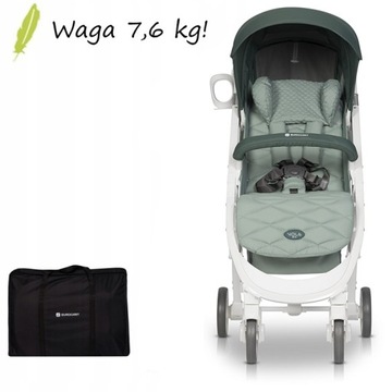 WÓZEK SPACEROWY VOLT PRO DUŻE KOŁA +AKCESORIA 22KG