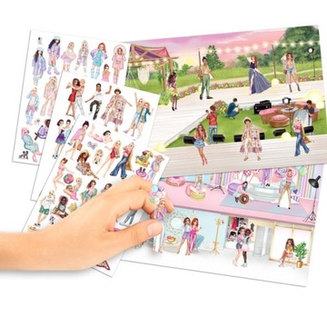 Набор креативных наклеек «Топ-модель» Stickworld