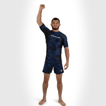 Мужская футболка HAVOC MMA Sports, синяя, M