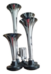 фото thumb №7, Сигнал клаксон пневматичний na повітря сигнал 4 трубчаста 12-24v