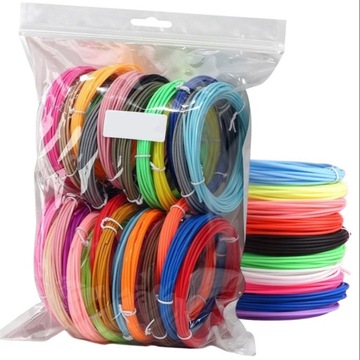 DŁUGOPIS 3D DRUKARKA 3D PEN RÓŻOWY + WKŁADY 110M + MATA ZESTAW XL