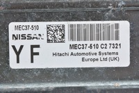 фото thumb №9, Nissan note 1.4b 16v mec37-510 комп'ютер ecu оригінал