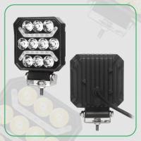 фото thumb №3, Лампа робоча led x10 + ремені led 2 функції 12v 24v протитуманна фара led