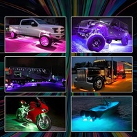 фото thumb №10, 2 szt бездротова лампа stroboskopowa led міцний білий + колір з pilot