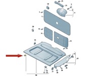 фото thumb №4, Крепление зажим полки багажника l vw caddy 04-20