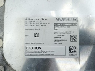 фото thumb №10, Інвертор з перетворювач mercedes-benz eqe suv 2024 a0009007242