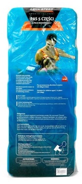 AQUA SPEED Пояс плавучести для бассейна, 5 частей, для детей, 18-30 кг.