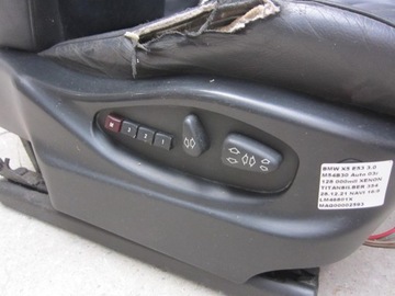 фото thumb №10, Bmw x5 e53 2000-2005 сиденье пассажира правые кожаный czarno-szary