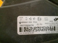 фото thumb №11, Renault master iii lift 20- фара правый лампа перед передняя 260105567