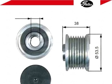 фото thumb №2, Сцепление jednokierunkowe генератора [gates]