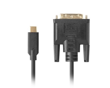 Кабель USB-C — DVI-D 24+1 Full HD 1080p 60Гц 50см