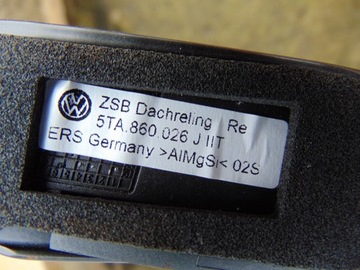 фото thumb №13, Рейлинг крышный правый vw touran 5ta860026j