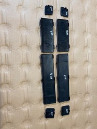 фото thumb №1, Honda cr-v iii накладки заглушка рейлинг заглушки комплект набор 06-11r