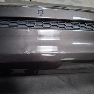 фото thumb №9, Hyundai tucson ii 2 3 iii 15- бампер зад задній xn3 сірий pdc w колір demon