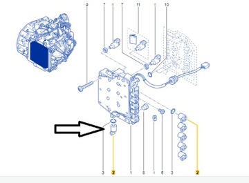 фото thumb №4, Электроклапан клапан коробки автомат renault dp0 al4