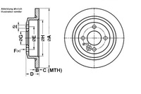 фото thumb №1, Ate гальмівні диски гальмівні 2szt mini задня cooper one ate