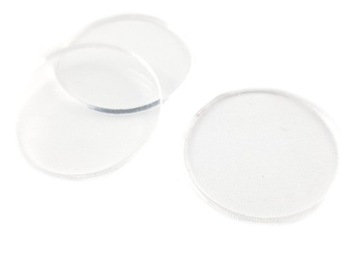 Podstawki pod figurki, bezbarwne, 80x3 mm (3)