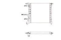 Купить Nrf радиатор воды renault clio 1 1.2 b/c/s57a. b, фото thumb