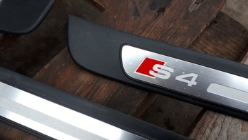 фото thumb №4, S4 b8 a4 планки порогові sline накладки na пороги 4x