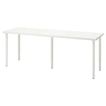 IKEA LAGKAPTEN OLOV Biurko biały 200x60 cm