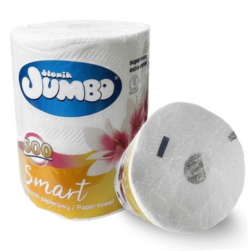 Полотенце бумажное целлюлозное Elephant Jumbo Extra Strong, 6 рулонов