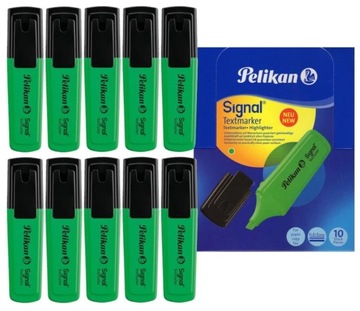 Флуоресцентный маркер-хайлайтер Signal 496 10 шт PELIKAN