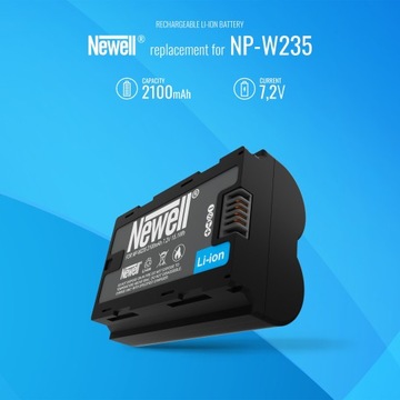 BATERIA AKUMULATOR NEWELL do FUJIFILM X-H2 X-H2S X-S20 X-S20 X-T4 X-T5