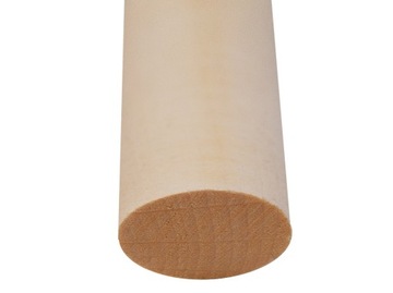 Kije kijek do makramy bukowy 22mm 60cm drewniany