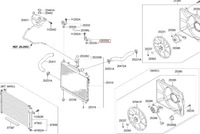 фото thumb №7, Кронштейн радиатора hyundai getz 06 оригинальный номер 25333 1c300