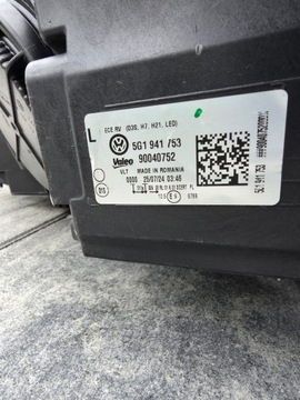 фото thumb №13, Vw golf 7 vii 5g1 лампы перед bi ксенон динамический led 5g1941753 5g1941752