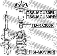 фото thumb №4, Кронштейн амортизатора задня ліва febest tss-mcu30rl