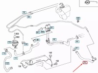 фото thumb №7, Патрубок двигуна do теплообмінника тепла mb slk r170 amg lhd a1718302196 oem
