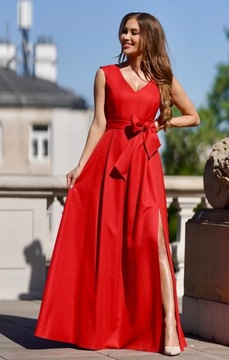 Lea 2 ДЛИННОЕ ПЛАТЬЕ ЭКРУ С ВЫРЕЗОМ свадьба 48