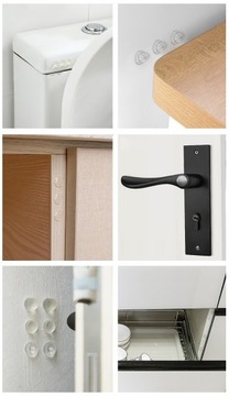 Дверные силиконовые бамперы 10x10 20 ПК
