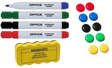 Доска магнитная для сухого стирания белая 120x90+GR