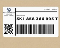 фото thumb №1, Накладка beż cornsilk 5k1858366b95t vw eos