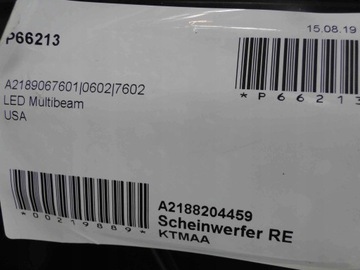 фото thumb №12, Mercedes cls 218 лампа права led multibeam usa