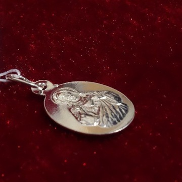 Серебряный медальон Наплеч Богоматери + NSJ 1,1 г