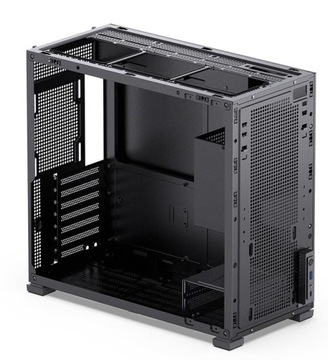 Корпус Jonsbo D41 MESH Screen ATX, закаленное стекло - черный