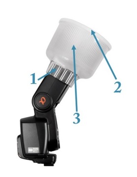 4x КРЫШКА ФИЛЬТРА LIGHTSPHERE DIFFUSER, 4 цвета