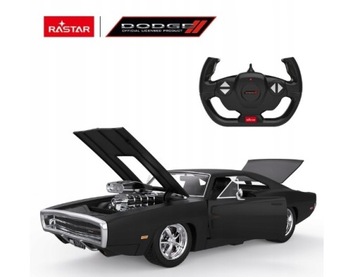 Большое автомобильное зарядное устройство Dodge Charger с дистанционным управлением 1970 1:14 RASTAR + светодиод
