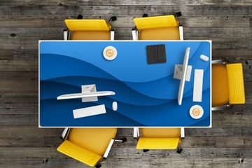 Глубинные волны школьного стола для работы