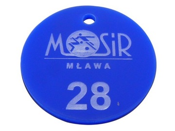 Grawerowane breloki z własnym logo do kluczy, hotelu, pensjonatu - 50szt.