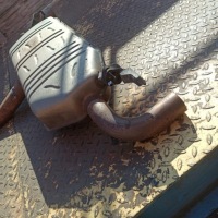 Mercedes w177 amg a35 катализатор гаситель труба комплект  a2464913700 a2474910300 с Разборки, фото thumb